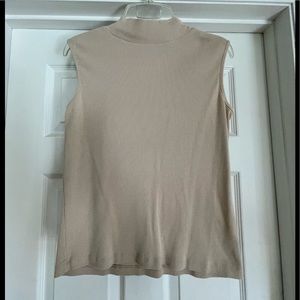 Mountain Lake sleeveless high-neck ribbed tank